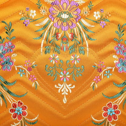 Gucci Jacquard Matelasse Floral Medium GG Marmont Shoulder Bag Yellow 12 of 12