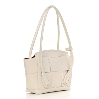 Bottega Veneta French Calfskin Maxi Intrecciato Small Arco Bianco 3 of 15