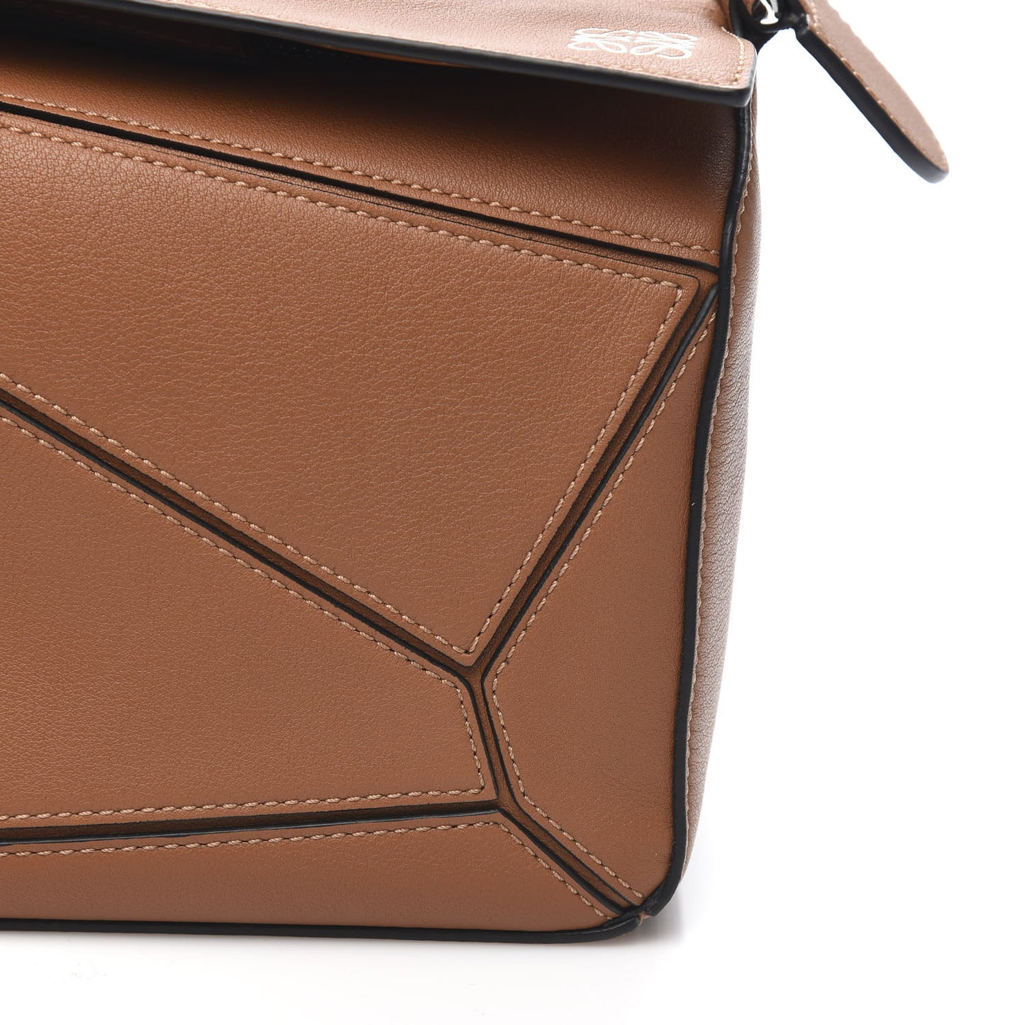 Calfskin Small Puzzle Bag Tan