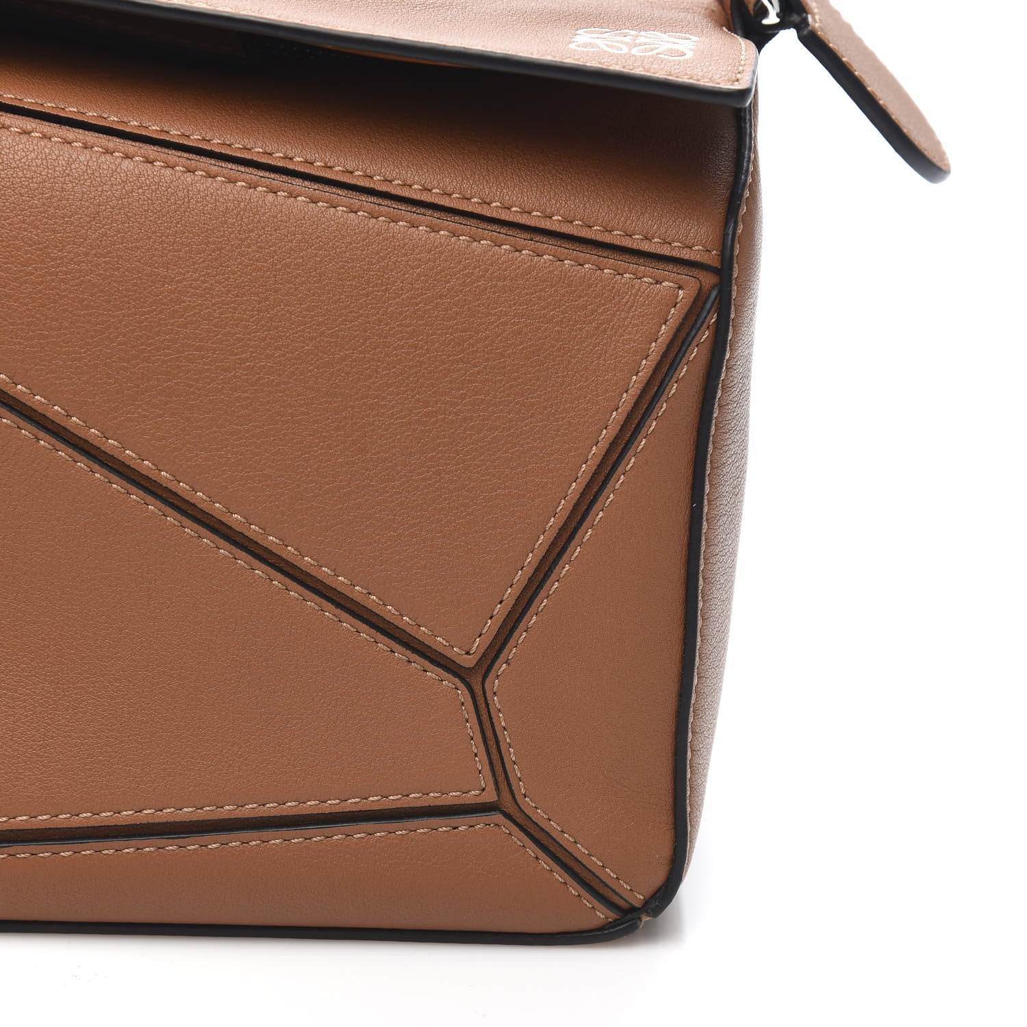Loewe Calfskin Small Puzzle Bag Tan 9 of 9