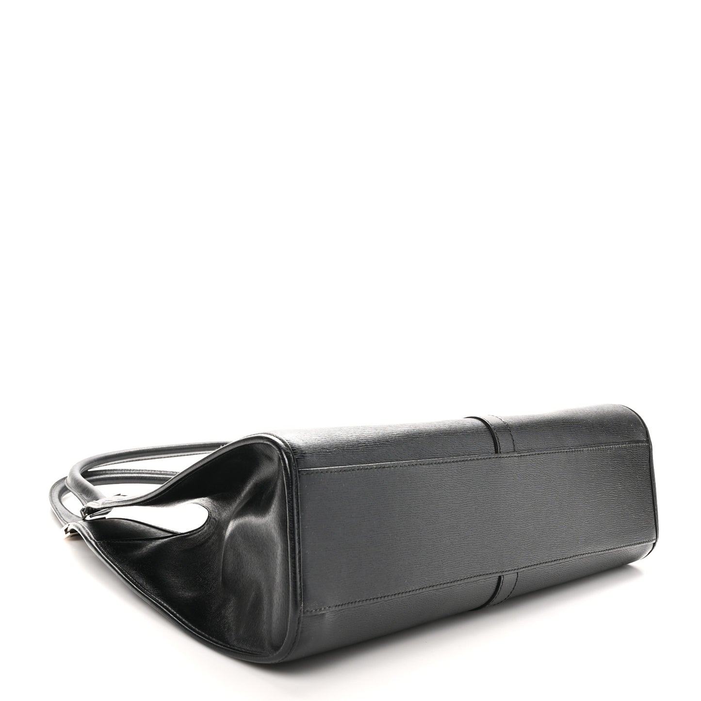 Calfskin Bardot Hobo Black