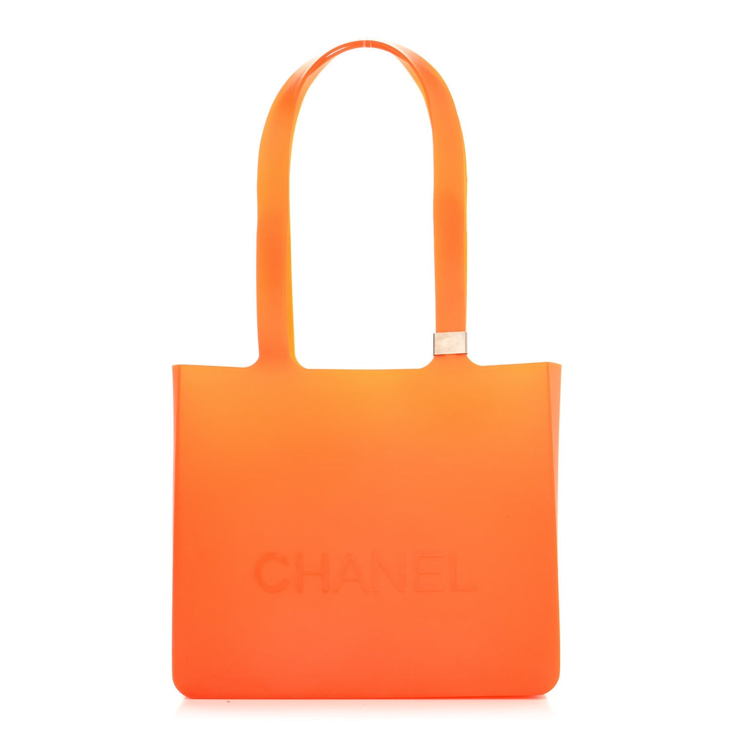 Jelly Rubber Tote Orange