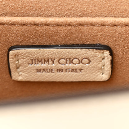 Jimmy Choo Patent Crystal Embellished Bing Bohemia Crossbody Bag White 6 of 10
