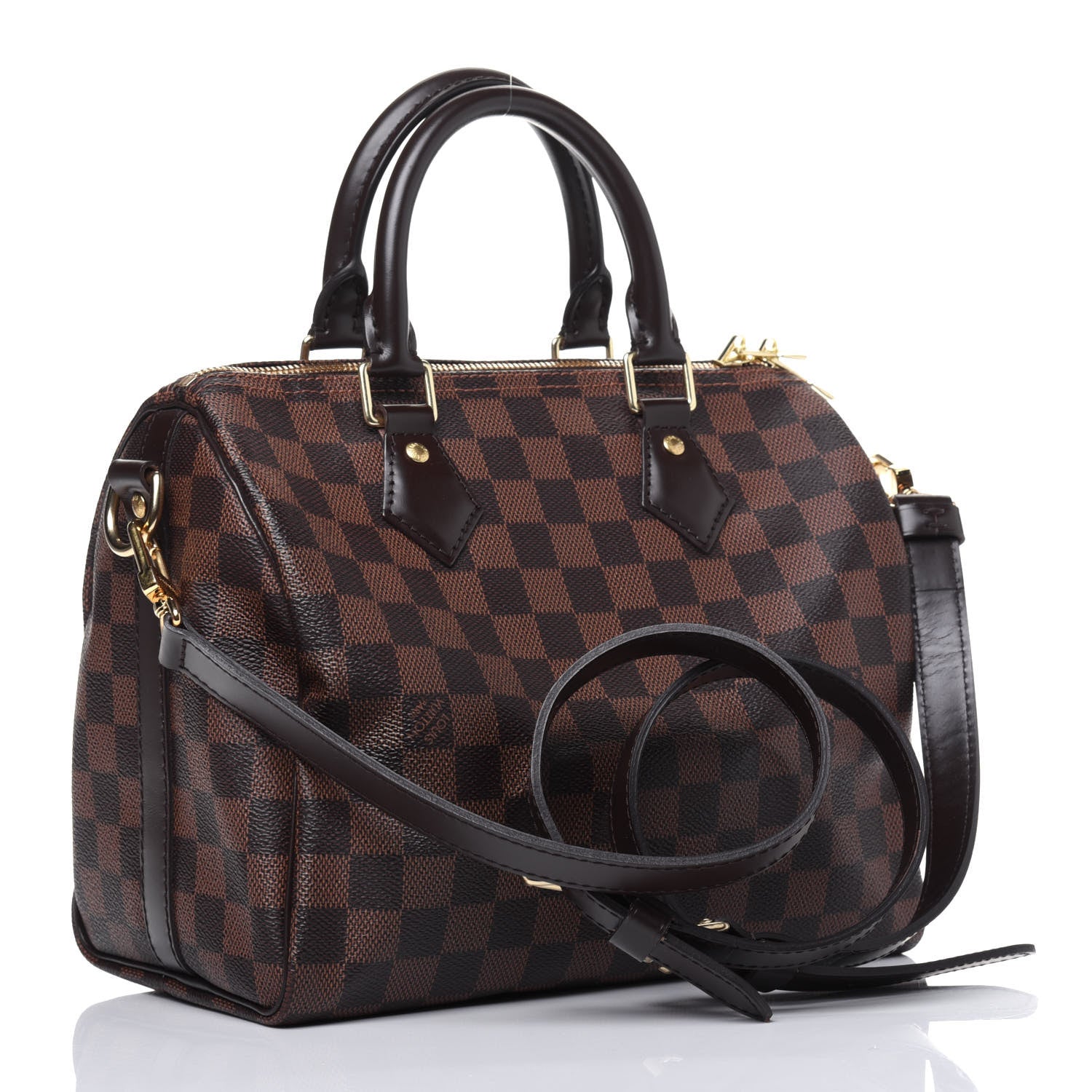 Louis Vuitton Damier Ebene Speedy Bandouliere 25 4 of 21