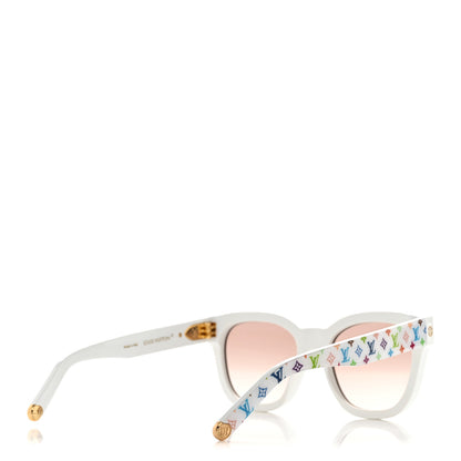 Louis Vuitton LV x TM Acetate My Monogram Sunglasses Z2725W White Multicolor 4 of 7