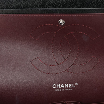 Chanel Caviar Quilted Jumbo Double Flap Black 13 of 14