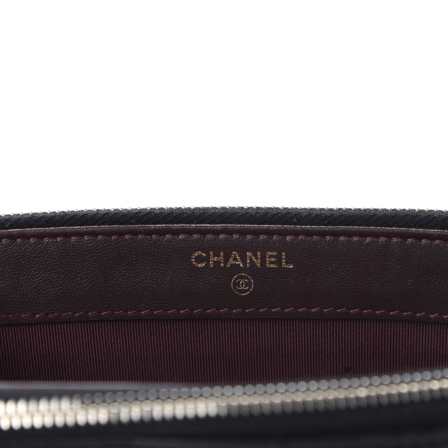 Lambskin Quilted Small Clutch With Chain Black