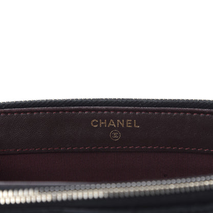 Chanel Lambskin Quilted Small Clutch With Chain Black 9 of 11
