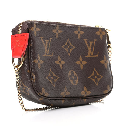Louis Vuitton Monogram 2020 Christmas Animation Bumper Cars Mini Pochette Accessories Coquelicot 3 of 8