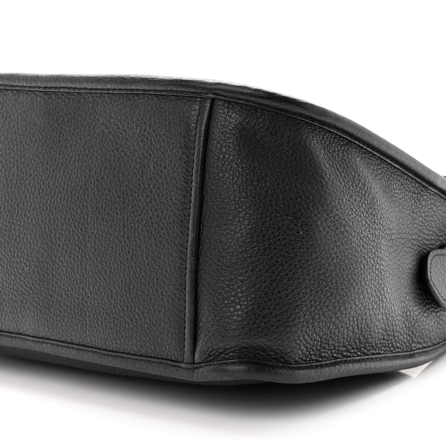 Prada Vitello Daino Soft Zippered Messenger Hobo Black 8 of 8