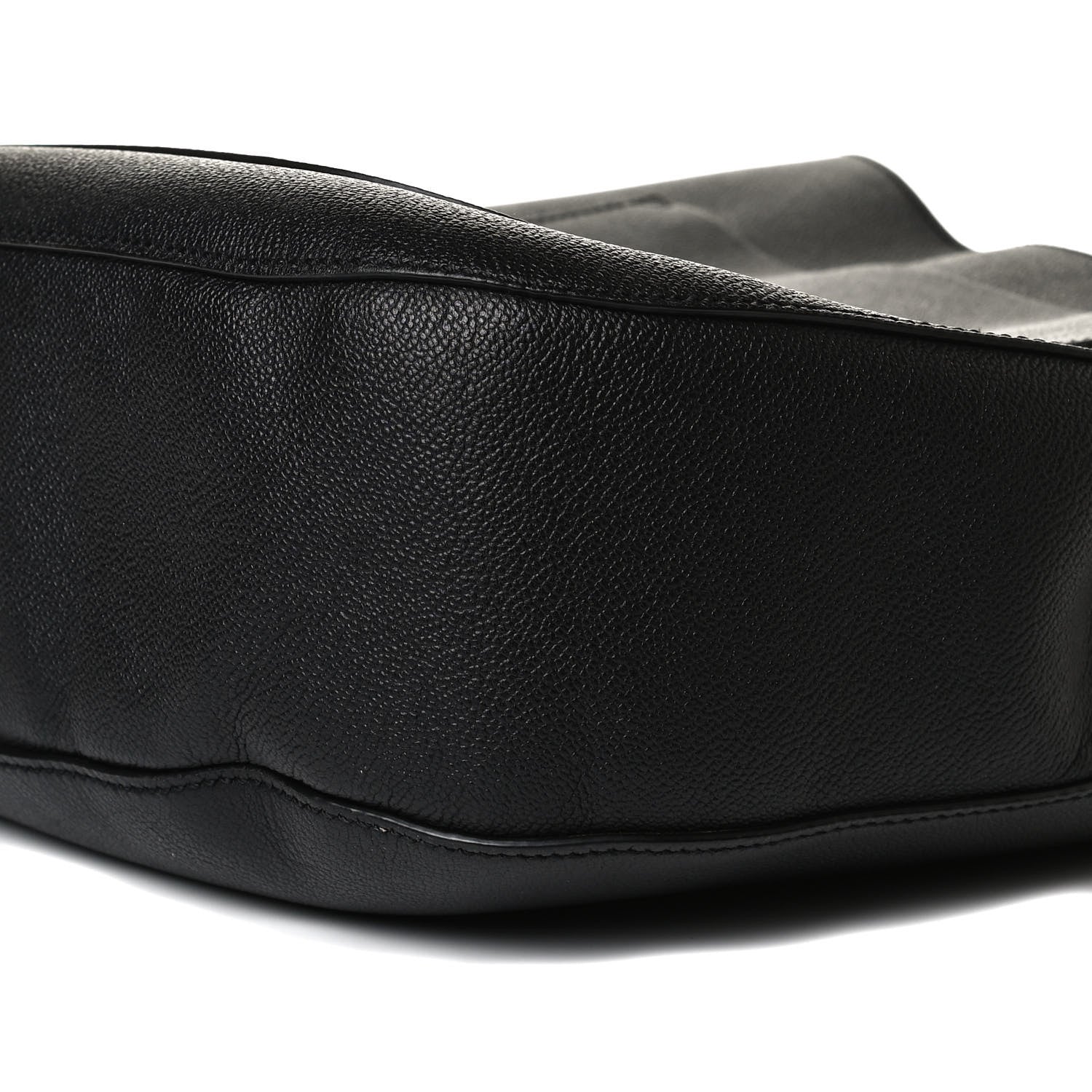 Burberry Grainy Calfskin Small Elmstone Hobo Black 5 of 13