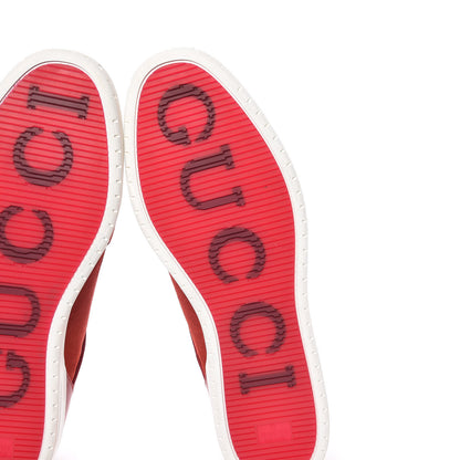 Gucci Nappa Moorea Mens Prince Interlocking G Sneakers 14.5 Rosso 7 of 13