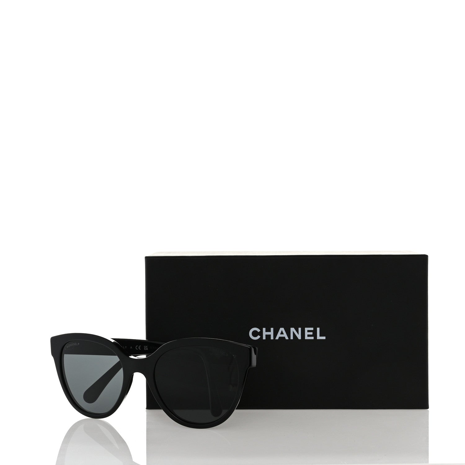 Chanel Acetate CC Butterfly Sunglasses 5414 Black Pink 7 of 7