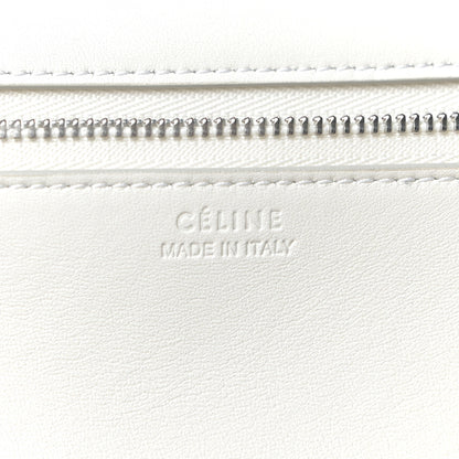 Celine Calfskin Clasp Horizontal Cabas White 8 of 20