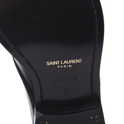 Saint Laurent Calfskin Dare 25 Jodhpur Ankle Boots 41 Black 6 of 9