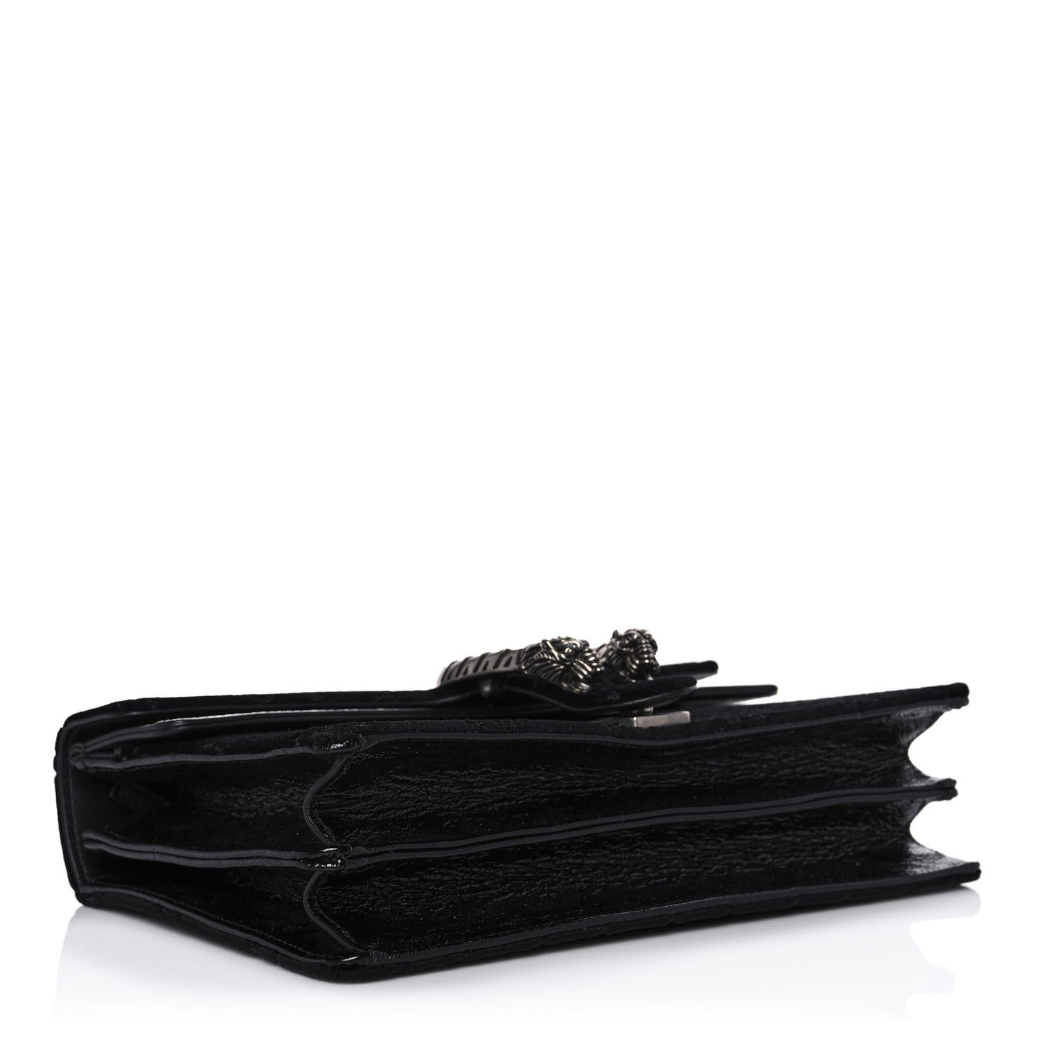 Gucci Velvet GG Monogram Small Dionysus Shoulder Bag Black 3 of 10