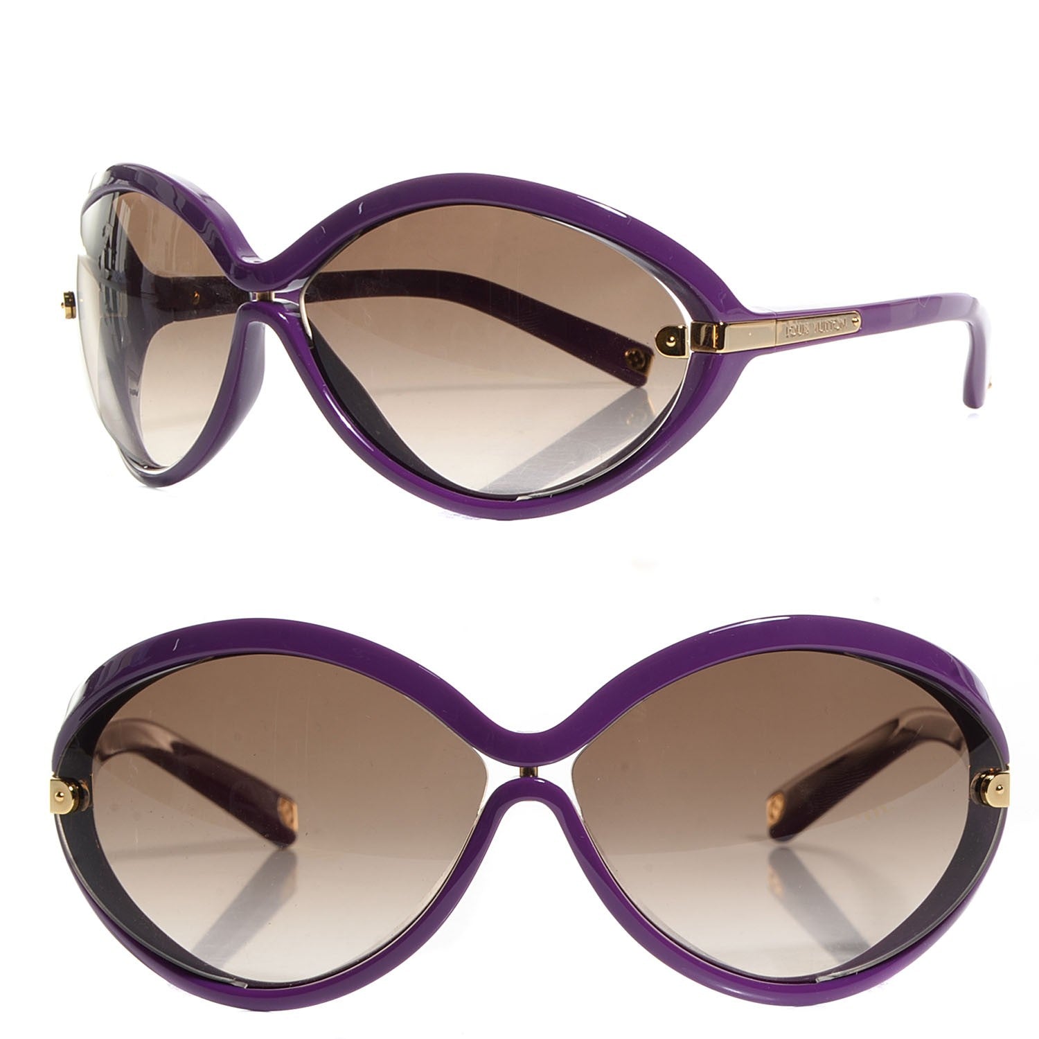 Louis Vuitton Daphne Sunglasses Z0526W Violet 1 of 6