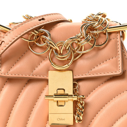 Chloe Calfskin Quilted Nano Drew Bijou Shoulder Bag Blushy Pink 7 of 9