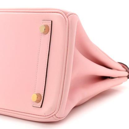 Hermes Swift Birkin 25 Rose Sakura 10 of 10