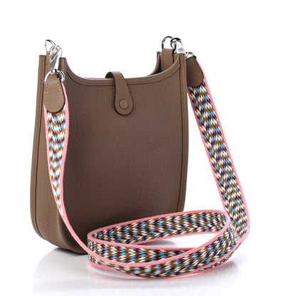 Hermes Taurillon Maurice Zigzag Evelyne TPM Beige Weimar 2 of 4
