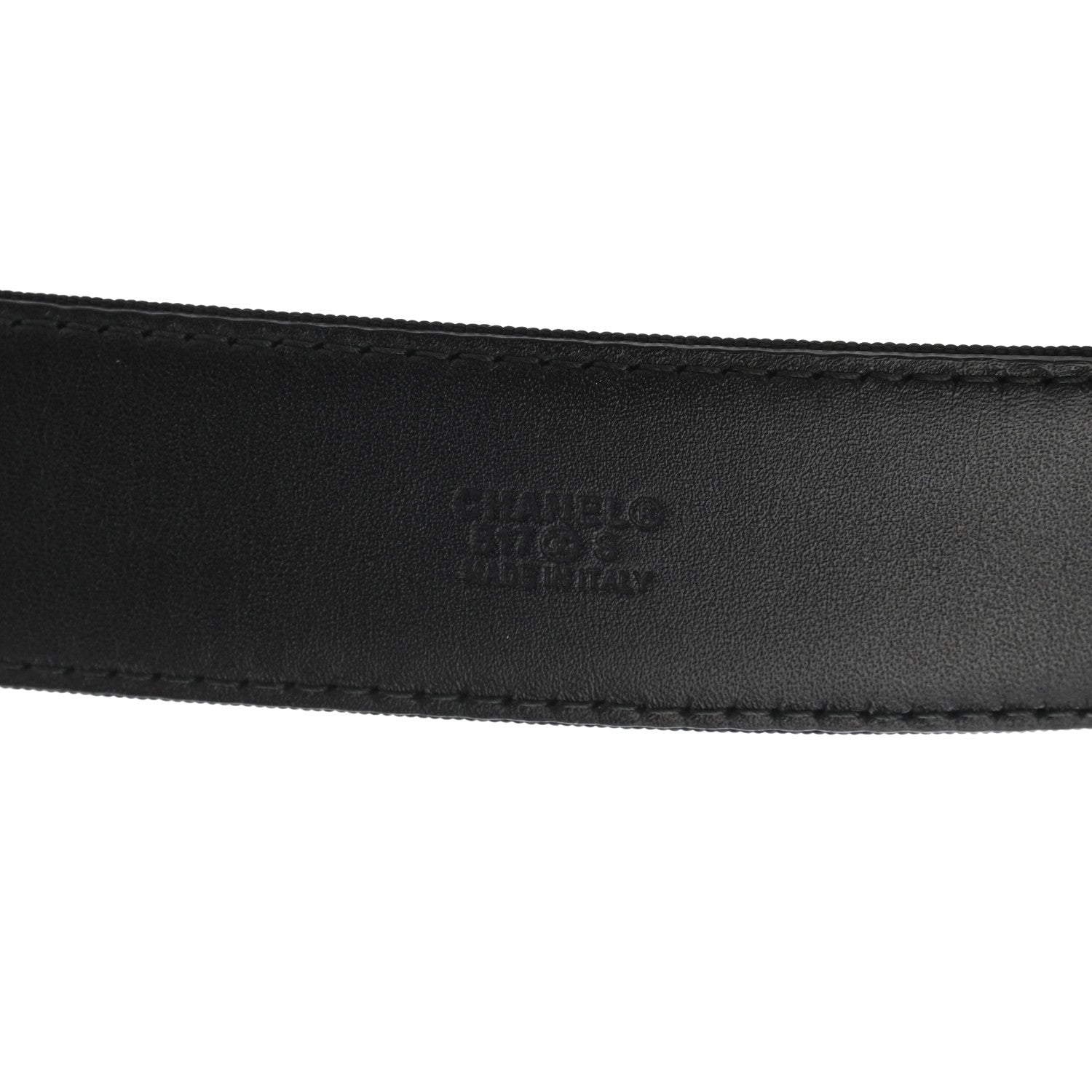 Chanel Grosgrain Crystal Belt 80 32 Black 3 of 6