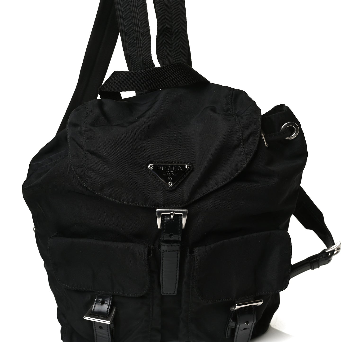 Tessuto Nylon Vela Small Backpack Black
