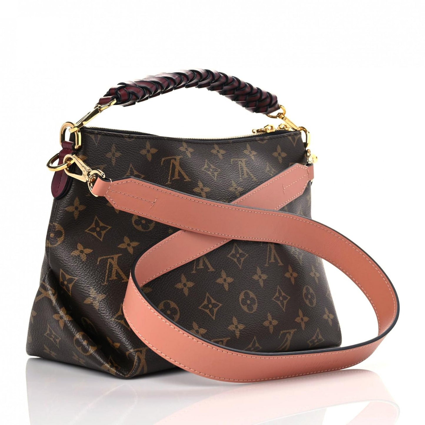 Monogram Beaubourg Hobo Mini Bordeaux Red Peach Safran Blue Jean Blue
