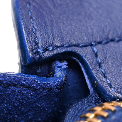 Saint Laurent Calfskin Small Classic Y Cabas Navy 18 of 19