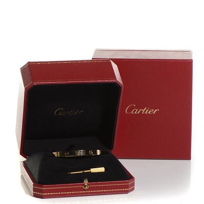 Cartier 18K Yellow Gold LOVE Bracelet 17 6 of 6