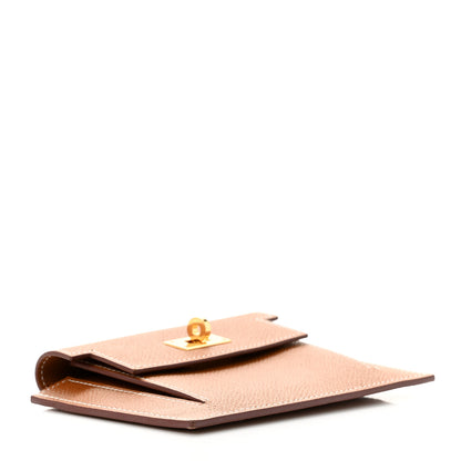 Hermes Epsom Kelly Pocket Compact Wallet Gold 4 of 7