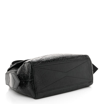 Givenchy Creased Patent Calfskin Small ID Flap Black 4 of 10