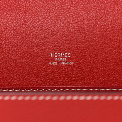Hermes Evercolor Sac Roulis 23 Rouge Grenat 6 of 11