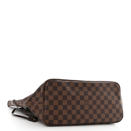 Louis Vuitton Damier Ebene Neo Neverfull MM Rose Ballerine 5 of 13