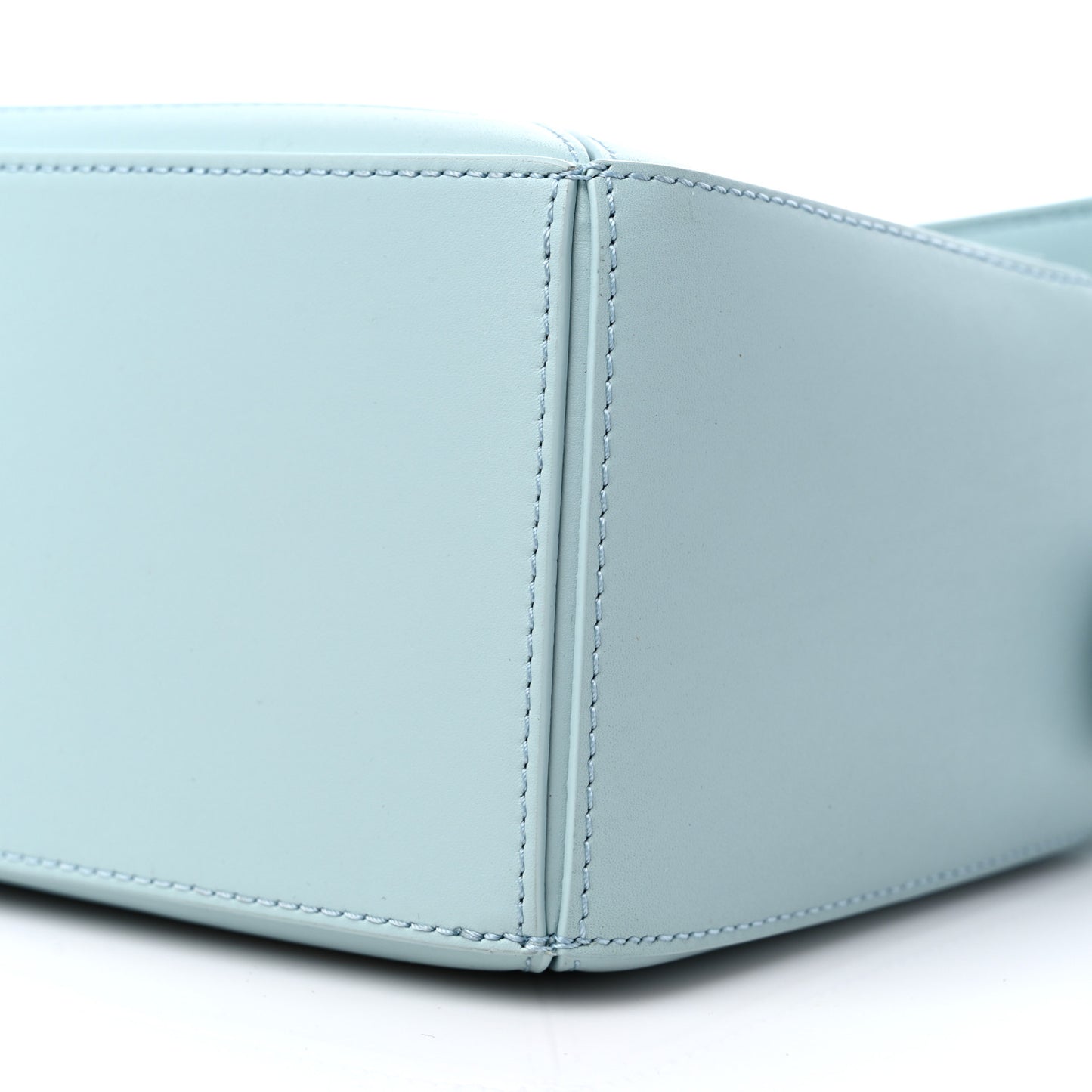 Satin Calfskin Small Puzzle Bag Aqua