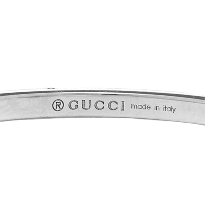 Gucci 18K White Gold Running G Charm Ring 49 4.75 4 of 6