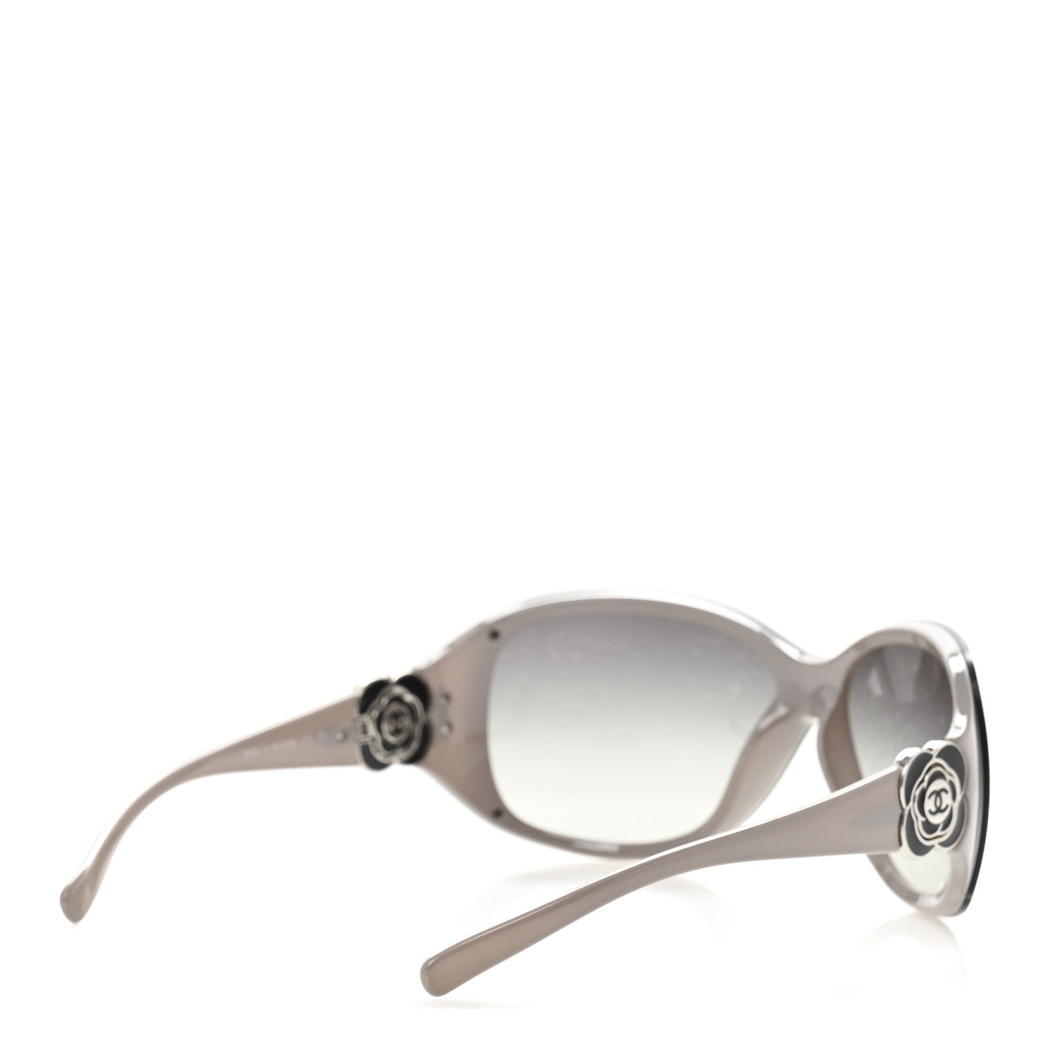 Chanel Acetate Camellia CC Sunglasses 6032 Grey 4 of 8