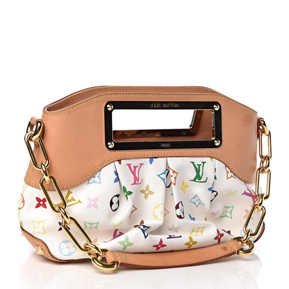 Louis Vuitton Monogram Multicolor Judy PM White 3 of 6