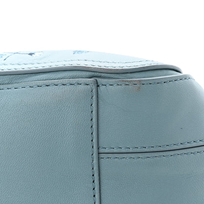 Bottega Veneta Nappa Intrecciato Floral Embroidered Tote Blue 14 of 15