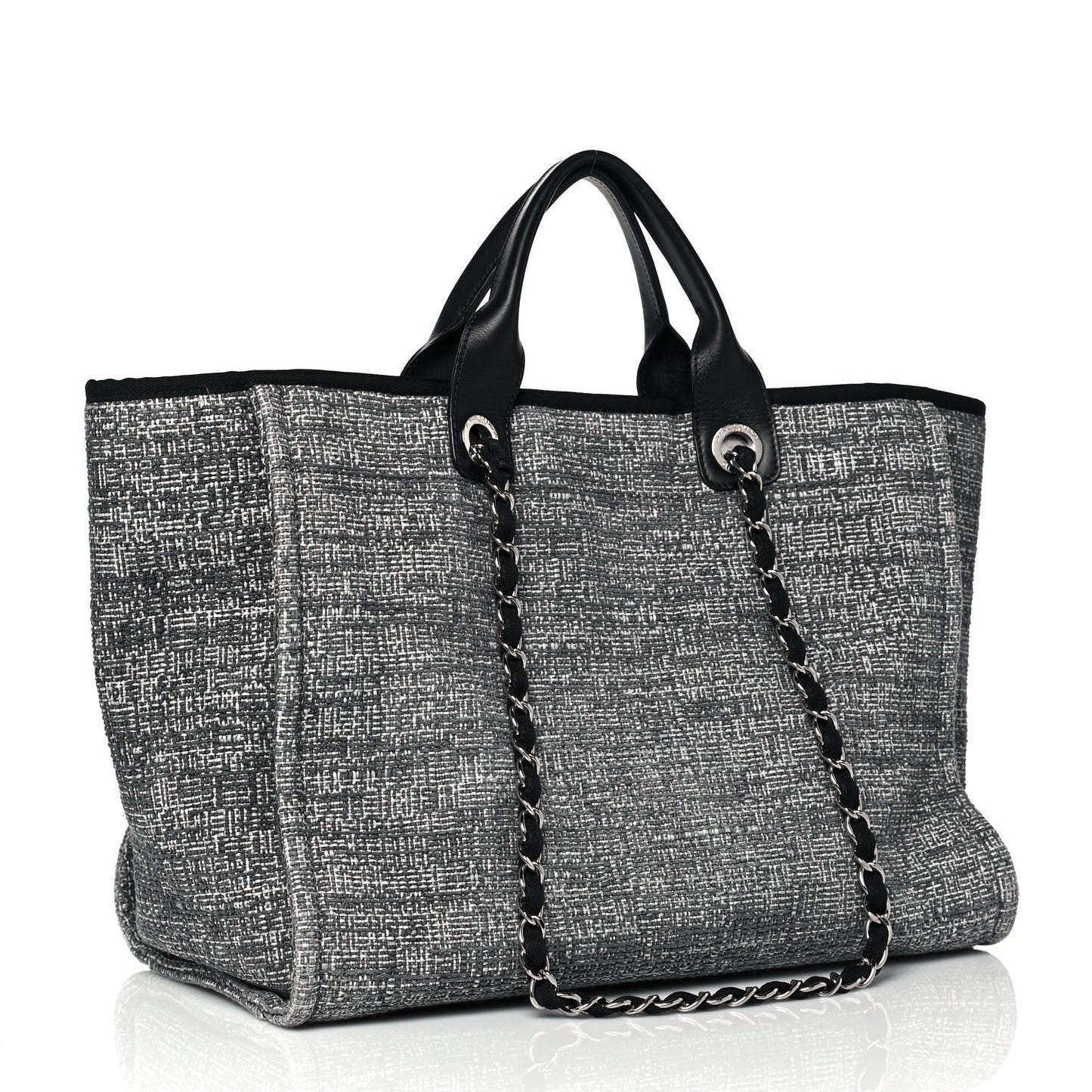 Canvas Medium Deauville Tote Charcoal
