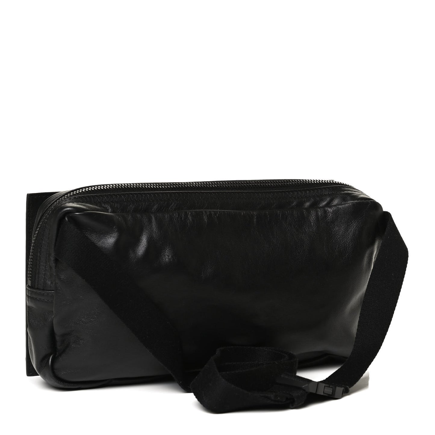 Nappa Intrecciato Belt Bag Black