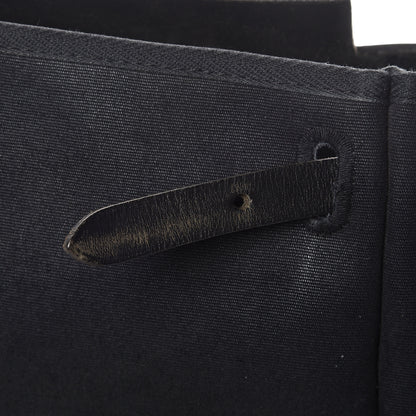 Hermes Toile Vache Calfskin Herbag 30 PM Black 13 of 22