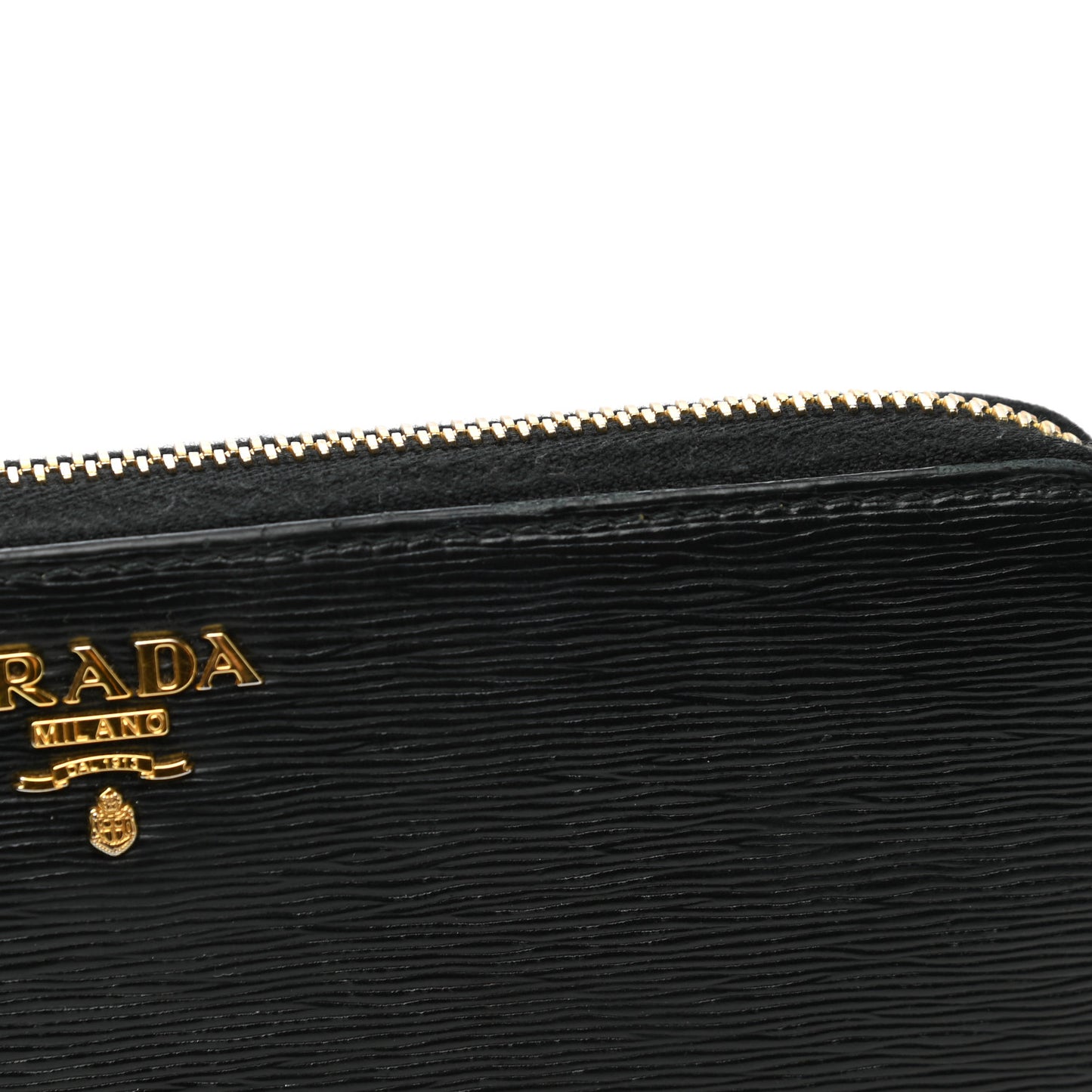 Vitello Move Half Zip Wallet Black