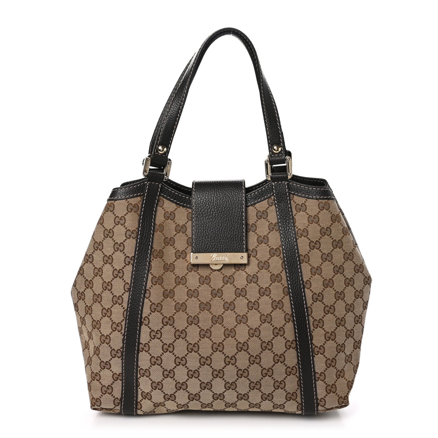Monogram New Ladies Tote Dark Brown