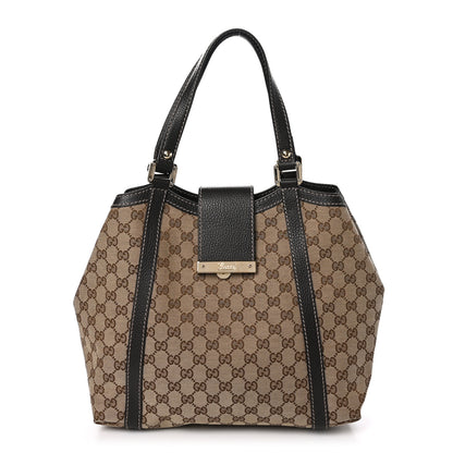 Gucci Monogram New Ladies Tote Dark Brown 1 of 10
