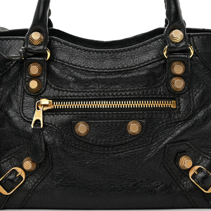 Balenciaga Agneau Giant 12 Gold Hardware Mini City Black 8 of 20