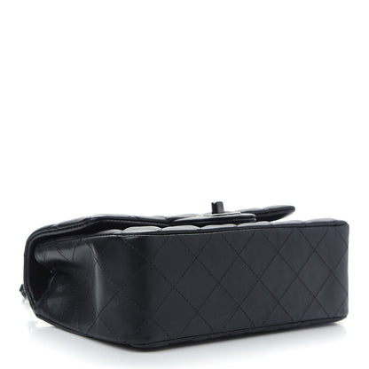 Chanel Lambskin Quilted Mini Rectangular Flap So Black 4 of 9