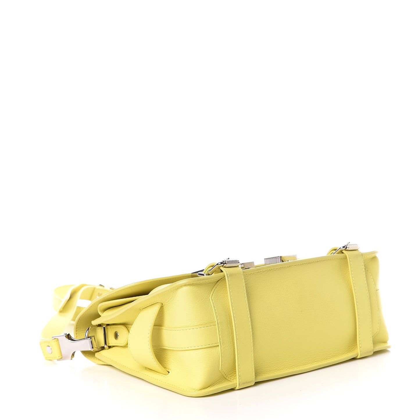 Calfskin PS11 Classic Shoulder Bag Lemon