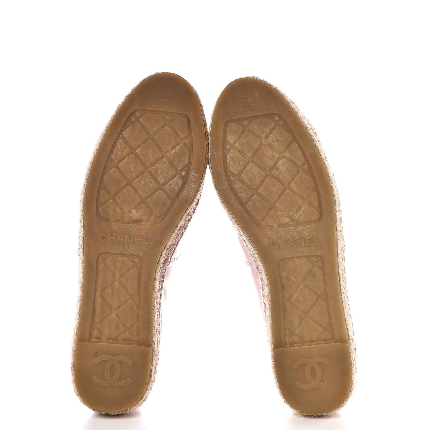 Chanel Patent CC Espadrilles 36 Pink 5 of 10