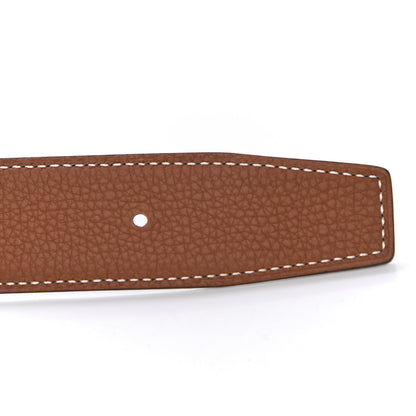 Hermes Box Togo 32mm H Belt 95 Black Gold 8 of 9
