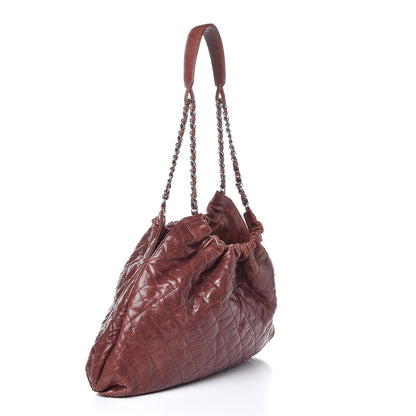Chanel Caviar Quilted Medium Elastic Tote Bordeaux 3 of 8